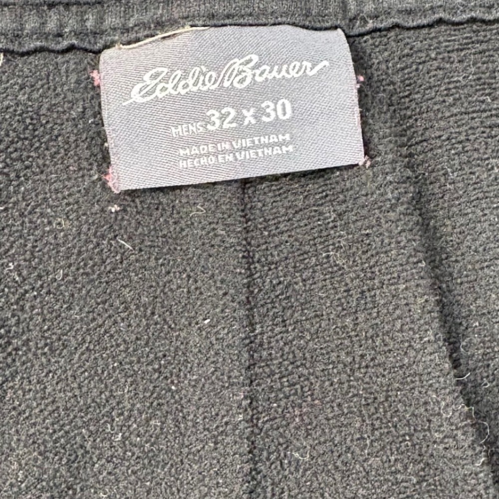 Eddie Bauer Lined Pants Mens 32x30 Tan Fleece Hiking Utility 1229566 - Picture 5 of 7